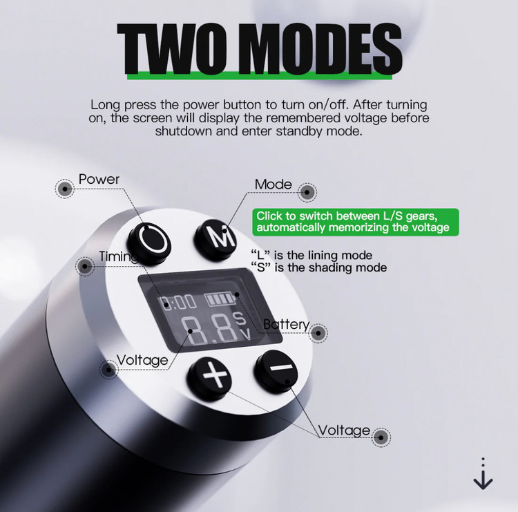 دو حالت پیش فرض قابل تنظیم(لاینر/شیدر)